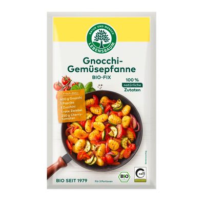 3x Lebensbaum Gnocchi-Gemüsepfanne Bio Fix 30g
