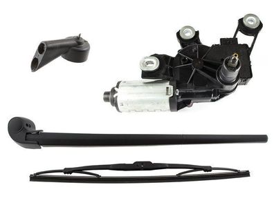 Audi A3 8P 2003- SET Heckscheibenwischerarm Heckscheibenwaschdüse (3-teilig)