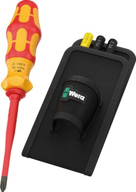 Wera Kraftform Kompakt VDE GO RA 1 Schraubendreher Set mit Holster PH 2 PZ 2 PZ/S