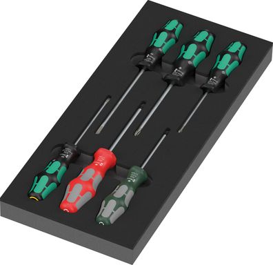Wera 9719 Schaumstoffeinlage Schraubendreher Kraftform Serie 300 Set 3 mit Werkzeu