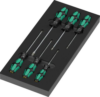 Wera 9718 Schaumstoffeinlage Schraubendreher Kraftform Serie 300 Set 2 mit Werkzeu