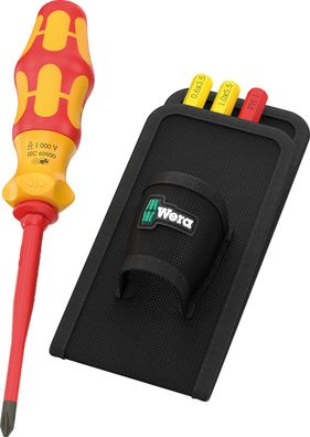 Wera Kraftform Kompakt VDE GO RA 2 Schraubendreher Set mit Holster PH 1 PH 2 Schli