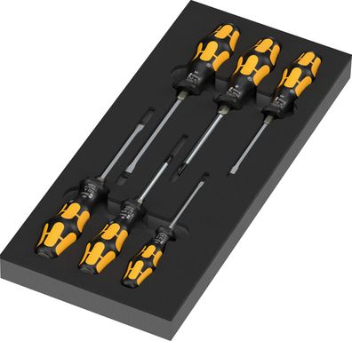 Wera 97112 Schaumstoffeinlage Kraftform Schraubmeißel Serie 900 Set 1 mit Werkzeug