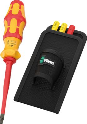 Wera Kraftform Kompakt VDE GO RA 3 Schraubendreher Set mit Holster Innenvierkant