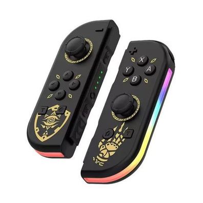 Joypad (L/R) kompatibel mit Switch, Gamepad Controller mit LED/Turbo/Wake-up/Screensh