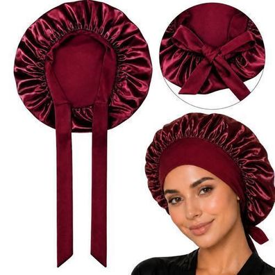 Satin Schlafhaube für die Nacht – Haarturban gegen Frizz & Haarbruch