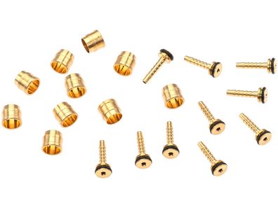 TEKTRO Bremsleitungs-Kit Passend für all Ø 5,5 mm, 10 x Klemmring (Olive) / 10x