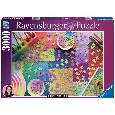 Ravensburger Puzzle Karen: Puzzle über Puzzle 3000 Teile