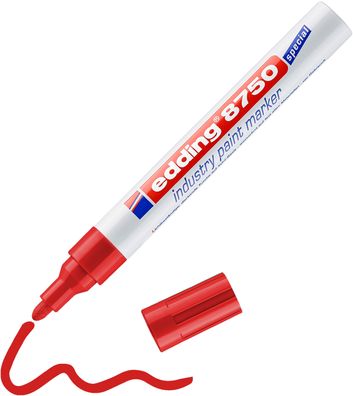 edding 8750 Industrie Lackmarker rot