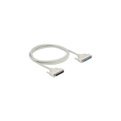 DELOCK Serielles Kabel D-Sub 37 Stecker zu Buchse 2 m