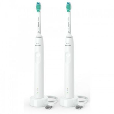 Sonicare 3100 Series Hx3675/13, Elektrische ZahnbüRste (Weiß, Inkl. 2. HandstüCk)