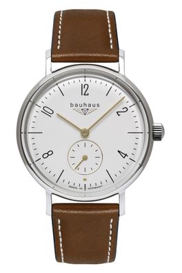 Bauhaus Damenarmbanduhr Quarz Pure Cognacfarben 2137-1