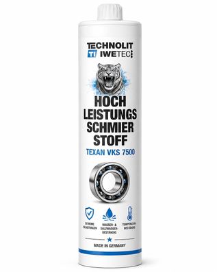 Technolit/Iwetec Hochleistungsschmierstoff 500 g | für Baumaschinen, Lager & Ketten