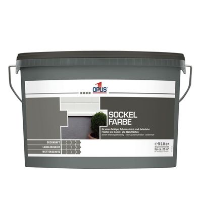 Opus 1 Sockelfarbe 5 Liter - Farbe: Grau