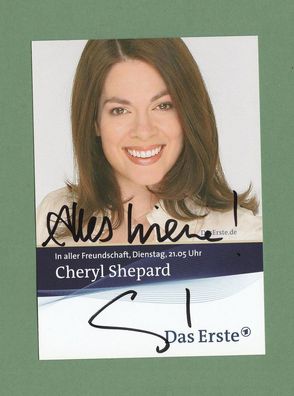 Cheryl Shepard (In aller Freundschaft) - persönlich signiert
