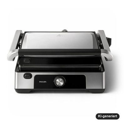 Philips 5000 Series Kontaktgrill 2.200 W, 60-200 °C, 180° aufklappbar