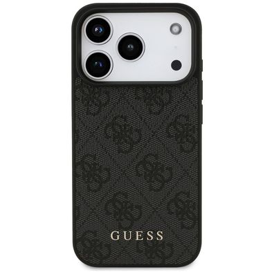 Guess 4G Classic kompatibel mit iPhone 18 Pro Max / 17 Pro Max Schwarz Hülle mit