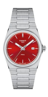 Tissot PRX 35mm Quarz Edelstahl Rot T137.210.11.421.00