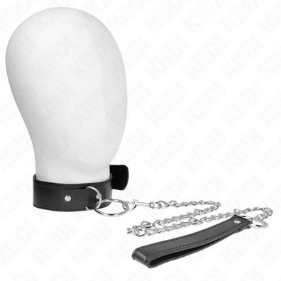 Kink - Basic Model Halsband mit Leine Modell 4 Verstellbar 36-43 Cm