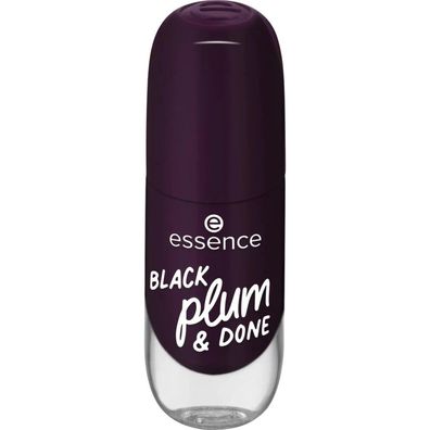 GEL Nagelfarbe Nagellack #84 -Black Plum & Done 8 ml