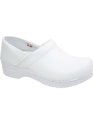 Sanita Offener Clog Original-Prof. Pu White
