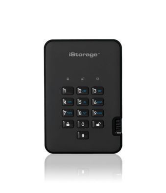 diskAshur2 2TB Black USB 3.2 (Gen 1) / 2.5" / external HDD / Military Grade, IP... ->