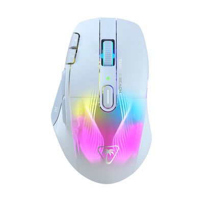 Turtle Beach Kone XP Air, rechts, Optisch, RF Wireless + Bluetooth, 19000 DPI, Weiß