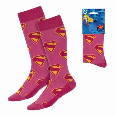 Superman Supergirl Erwachsenen Socken für Alltag Reisen und Zuhause