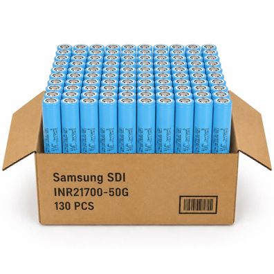 Samsung INR21700-50GB 21700 Li-Ion Akku 3,6V 5000mAh – U-Lötfahne, 130 Stück