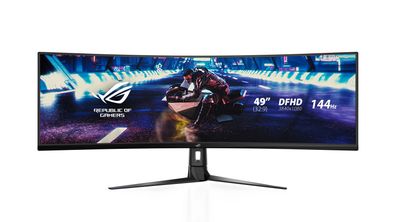 ASUS Display XG49VQ 124,46cm 49Zoll Gaming Curved DFHD 144Hz 3840x1080 Freesync... ->