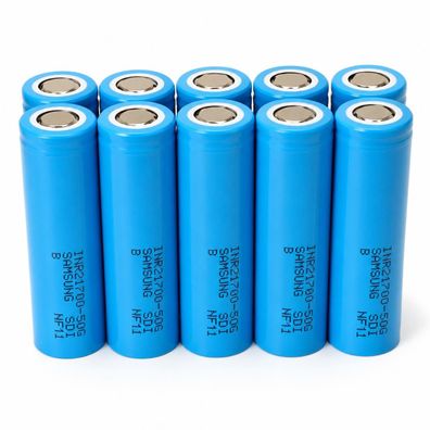 Samsung INR21700-50GB 21700 Li-Ion Akku 3,6V 5000mAh – U-Lötfahne, 10 Stück