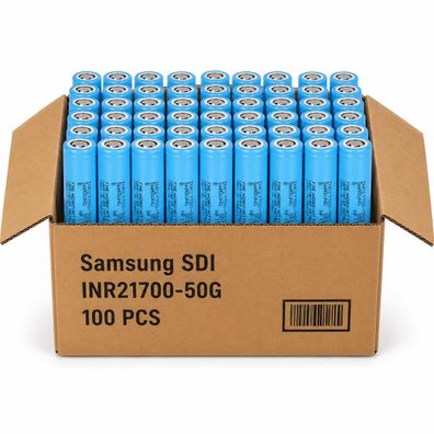 Samsung INR21700-50GB 21700 Li-Ion Akku 3,6V 5000mAh – U-Lötfahne, 100 Stück
