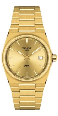 Tissot PRX 35mm Quarz Edelstahl Gold T137.210.33.021.00