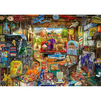 Schmidt Puzzle Flohmarkt in der Garage 500 Teile