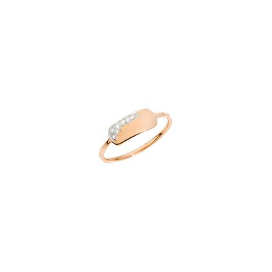 Dodotags – Kostbarer TAG-RING AUS Rosegold UND Diamanten – ADRET9/B/K