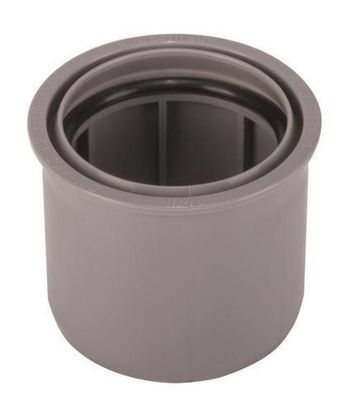 airfit Superkurz-Reduzierstück DN 50x40aus PP, grau
