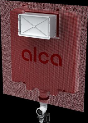 Alcadrain AM1112P Basicmodul Slim WC Spülkasten für Unterputzinstallation mit Armieru