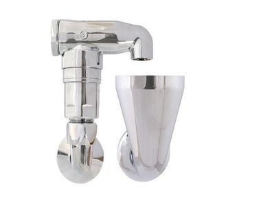 Schlösser Armaturen Rohrbeluefter Bauform E, 1-FACH Aufputz, 1/2"x3/4", Verchromt, DV