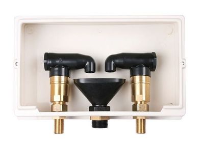 Schlösser Armaturen Rohrbeluefter Bauform E, 2-FACH Unterputz, 1/2"x1"x1/2", DIN-DVGW