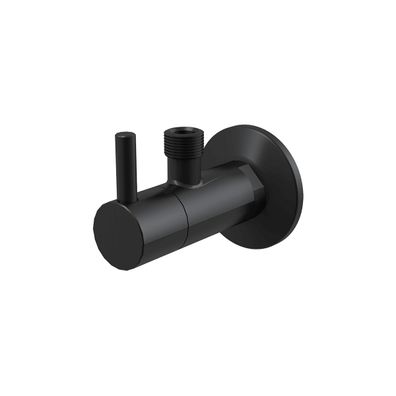 alcadrain Eckventil mit einem Filter 1/2"×3/8", Schwarz-Matt