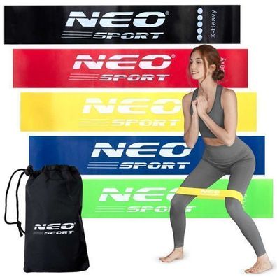 NS-959 Neo-Sport Widerstandsband-Set, 5-teilig