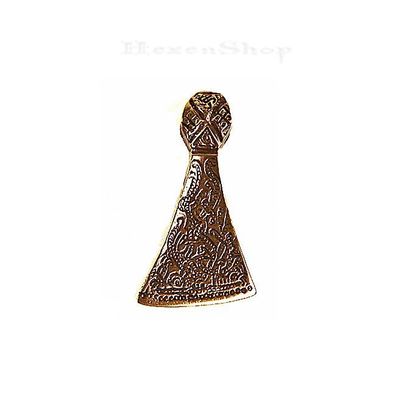 Wikinger Axt Mammen Amulett Kettenanhänger aus Bronze - Mittelalter