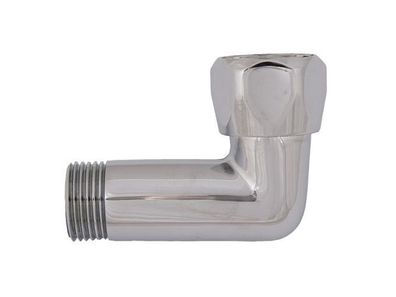COTÉ DE Raccordement JS DN15, 1/2"M x 3/4"F, CHROMÉ