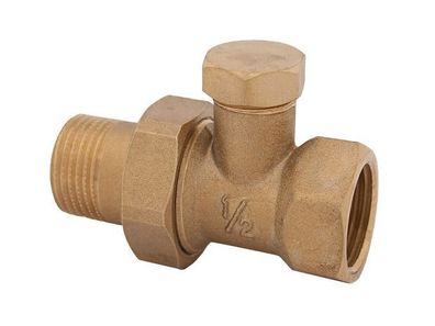 Schlösser Armaturen Heizkoerperverschraubung MUFFE Durchgangsform, DN15, 1/2", VERNIC