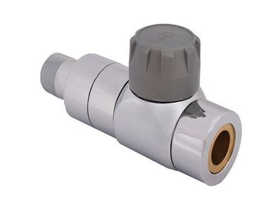 Schlösser Armaturen Thermostatventil DURCHG.-FORM DN15, 1/2", Edelstahl DESIGN