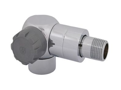 Schlösser Armaturen Thermostatventil Winkeleckform ANSCHL. LINKS, DN15, 1/2", Reinwei