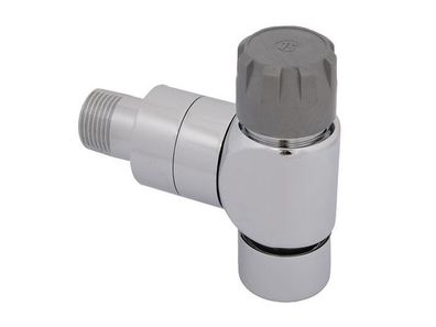 Schlösser Armaturen Thermostatventil Eckform DN15, 1/2", Poliert Verchromt