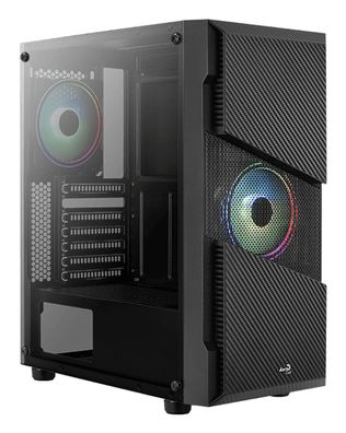 Aerocool Menace Saturn RGB Midi Tower Schwarz