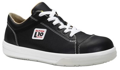 ELTEN Shadow Low ESD S3S Sicherheitsschuhe Leder Stahlkappe Gr 43 Schwarz