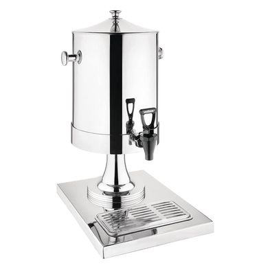 Olympia J192 Milchspender 6,5 l Edelstahl mit Zapfhahn und Abtropfschale